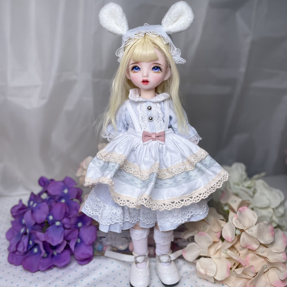 30厘米改妆6分娃娃bjd22关节换装女孩玩具公主洋娃娃儿童生日礼物