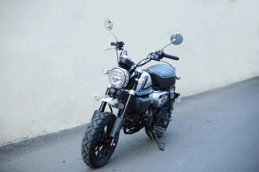 双狮斯托纳猿猴125猴子国四电喷男女双人迷你摩托燃油街跑可上牌 熊本