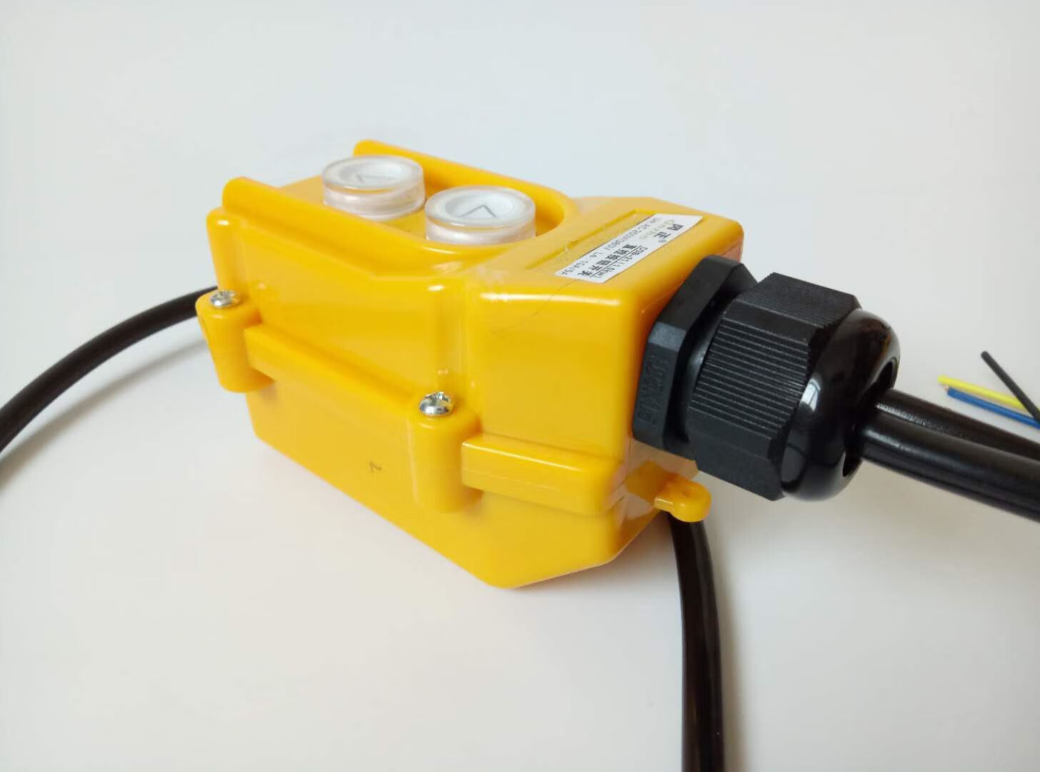 380v三相cob-21上下直控按钮1吨提升机开关带线卷扬升降 带线按钮把子