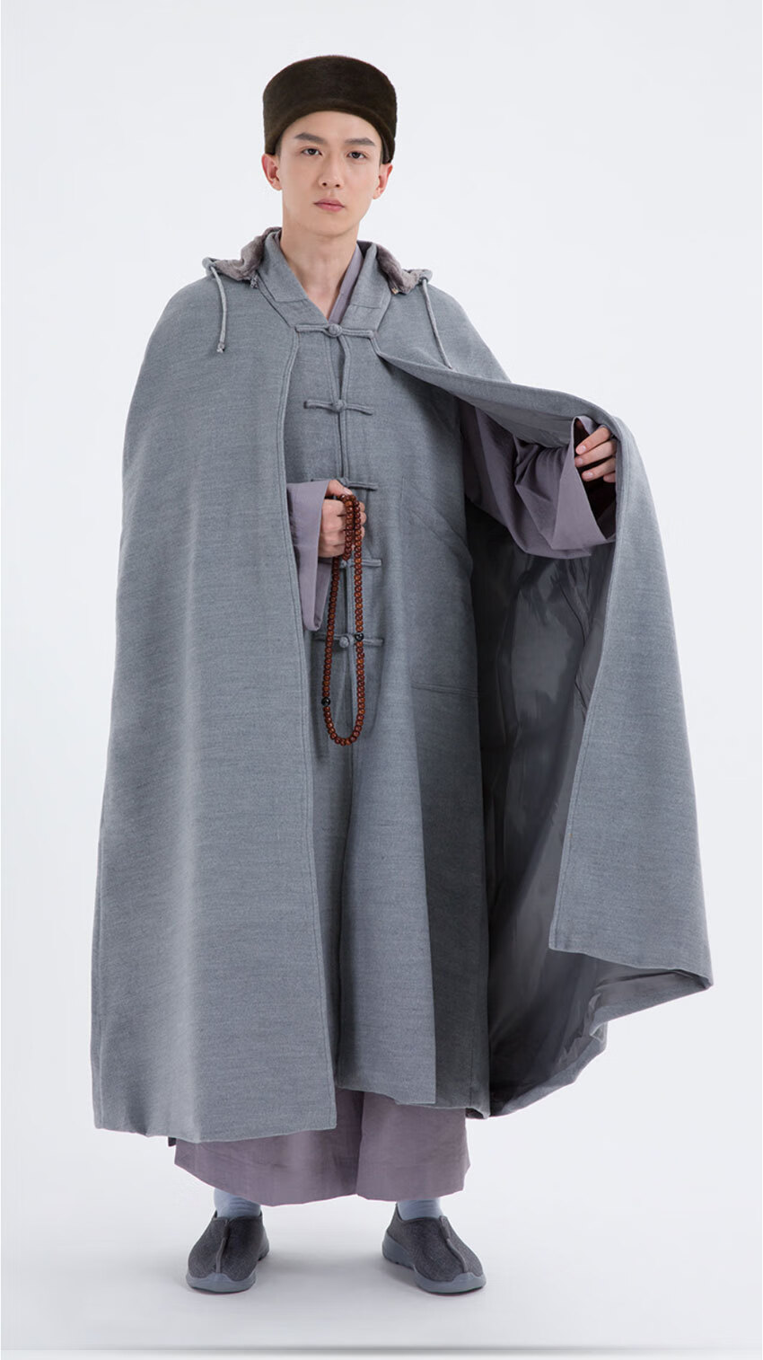 衣普西隆 打坐披风斗篷僧服僧衣佛具佛堂用品寺庙僧人和尚冬季拜佛