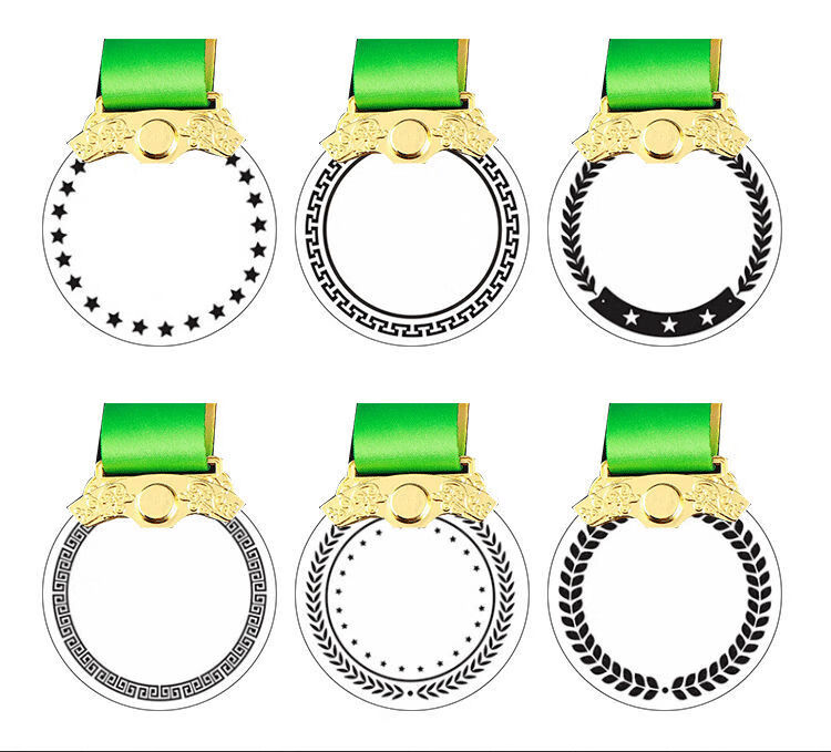 水晶儿童奖牌挂牌定制马拉松体育比赛学校秋季运动会冠亚季军颁奖 6cm