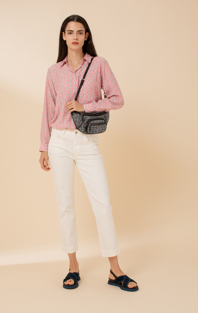 pedro女包pw2-75210043-1个性挂饰肩带 腰包 胸包 斜挎包 单肩包 粉红