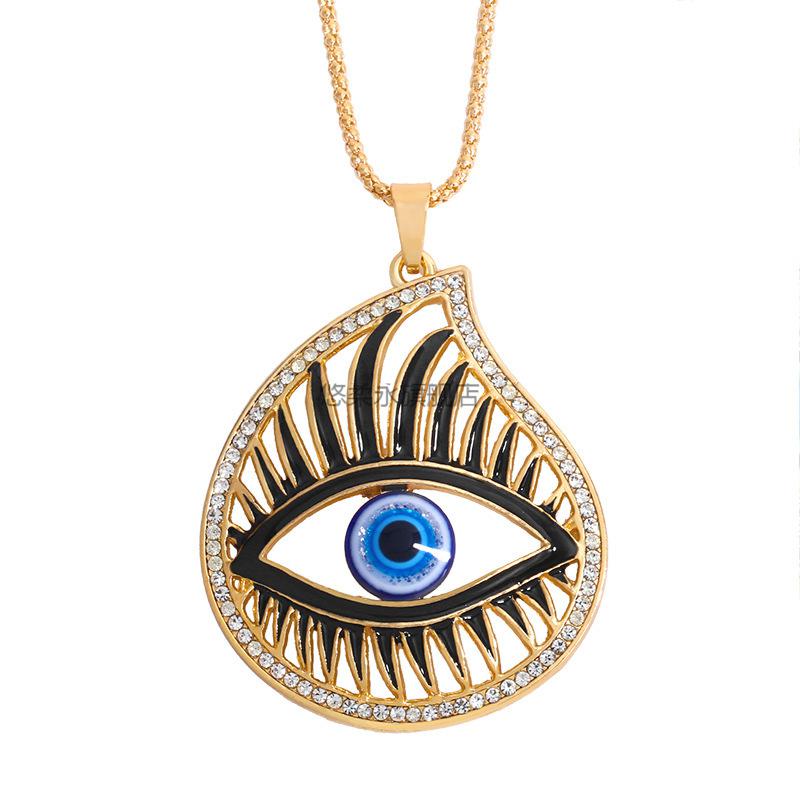 纳扎尔护身符土耳其蓝眼睛纳扎尔恶魔之眼吊坠邪恶之眼项链护身符挂件