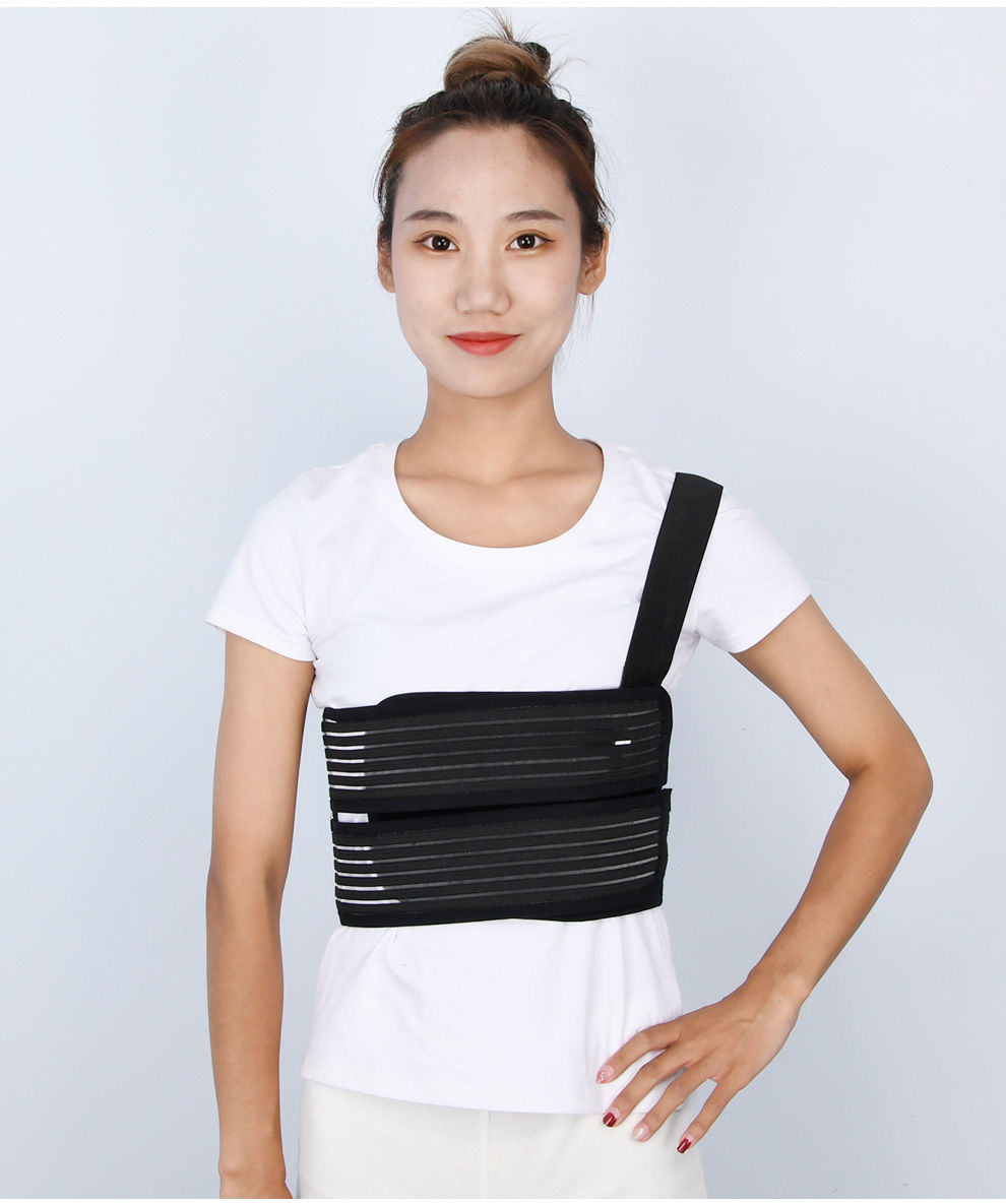 肋骨骨折固定带胸部手术康复护胸椎绑带外翻矫正透气护具男女儿童 全