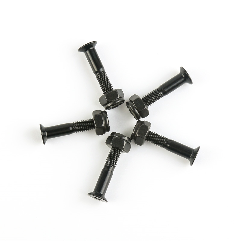 普恩特滑板长板专业桥钉标准螺丝钉 双翘滑板专业桥钉4个含螺母