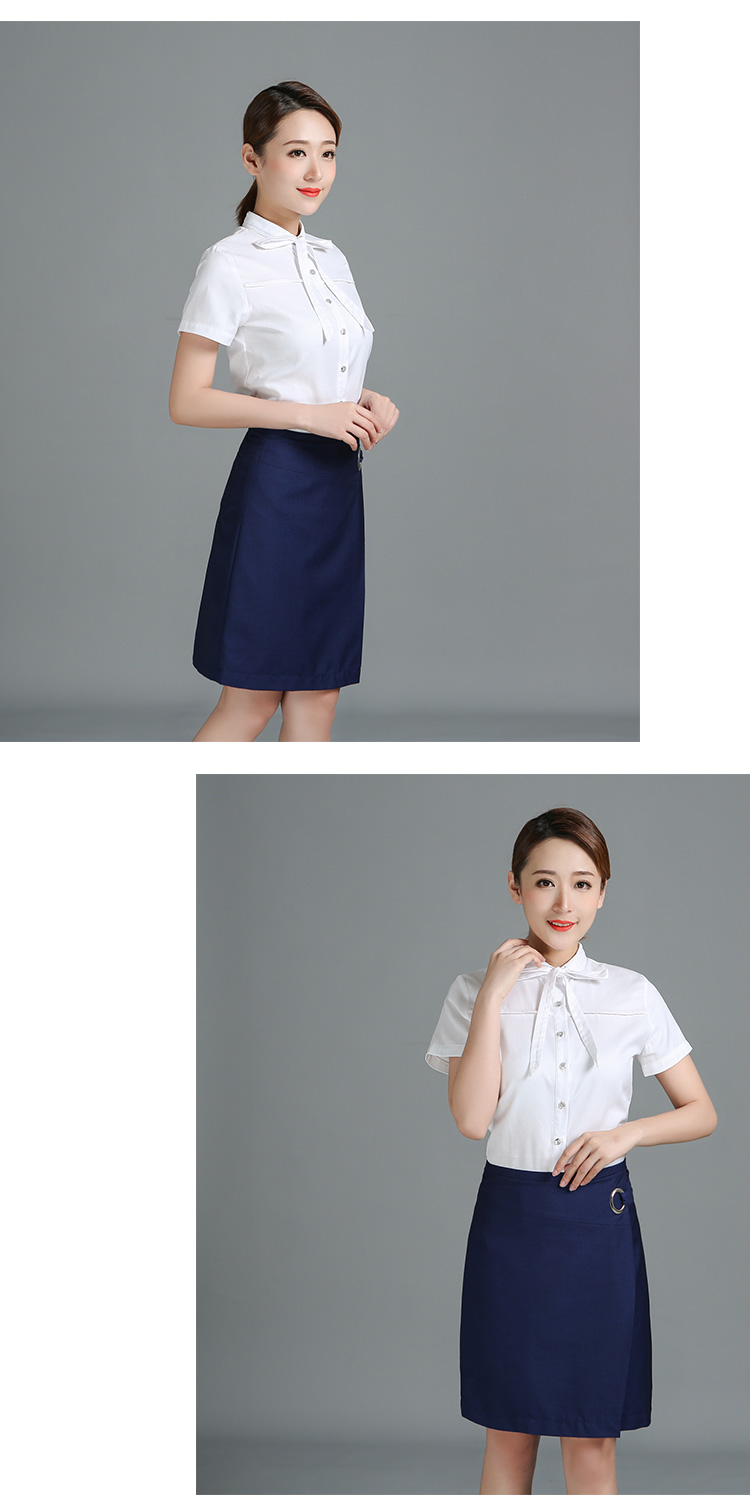 新款中国移动营业员工作服装衬衫营业厅工装女夏装职业装西装装套装