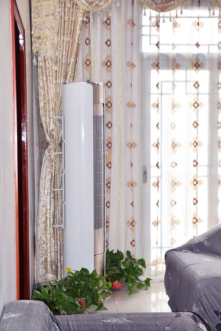 空调防吸窗帘支架防止吸附圆桶柱形立式柜机后面进风口挡窗帘 4个格力