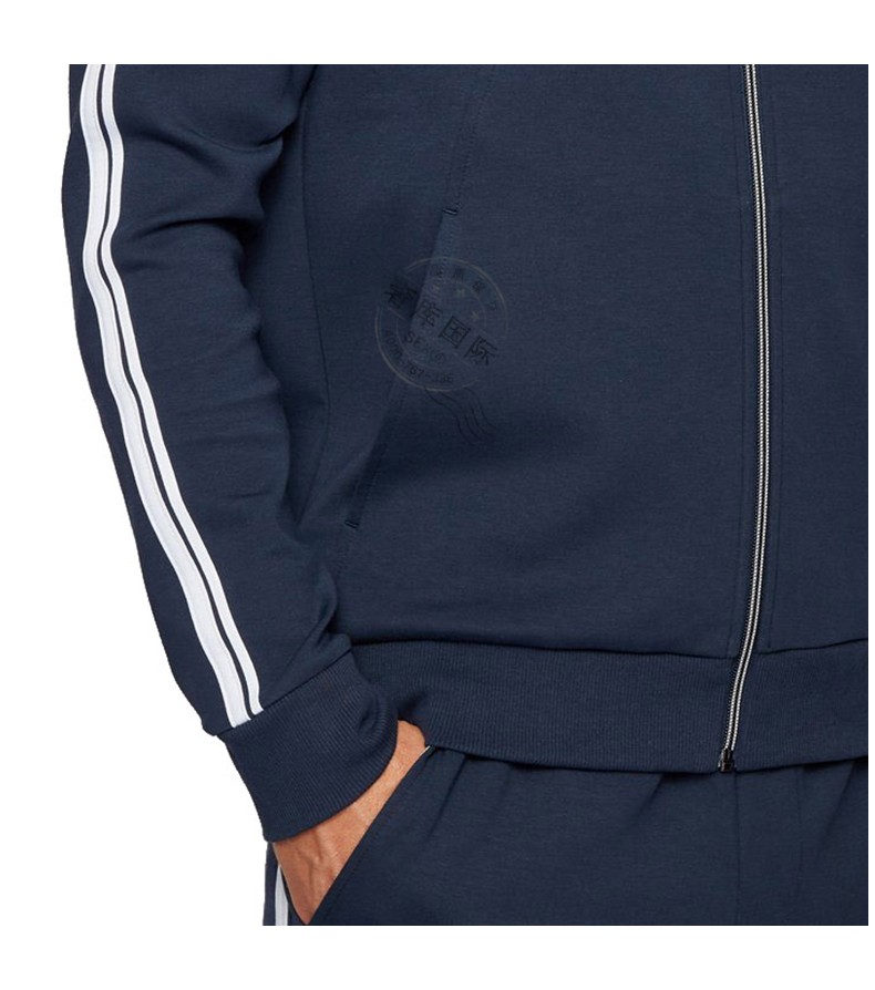 hugo boss雨果博斯男士连帽条纹图案运动休闲套装tracksuitset2 4538