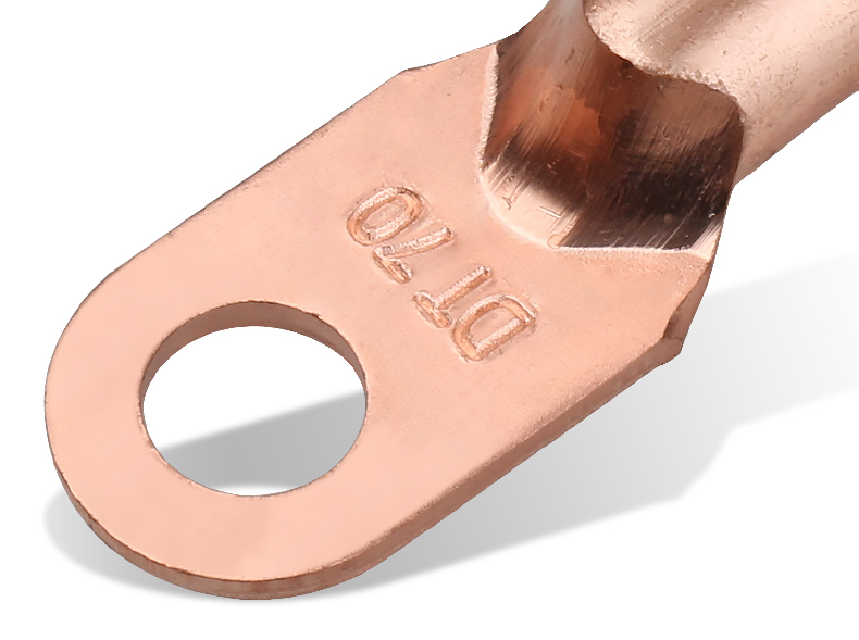 仟特dt铜鼻子 国标紫铜接线鼻 铜接线端子线耳 电缆压线铜接头 酸洗堵