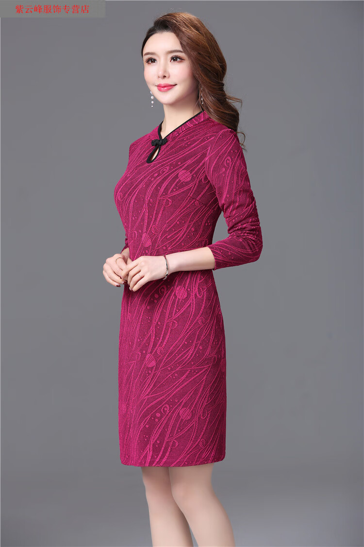 (当季热卖)直营喜婆婆婚宴春秋礼服妈妈连衣裙结婚宴喜婆婆装婚庆礼服