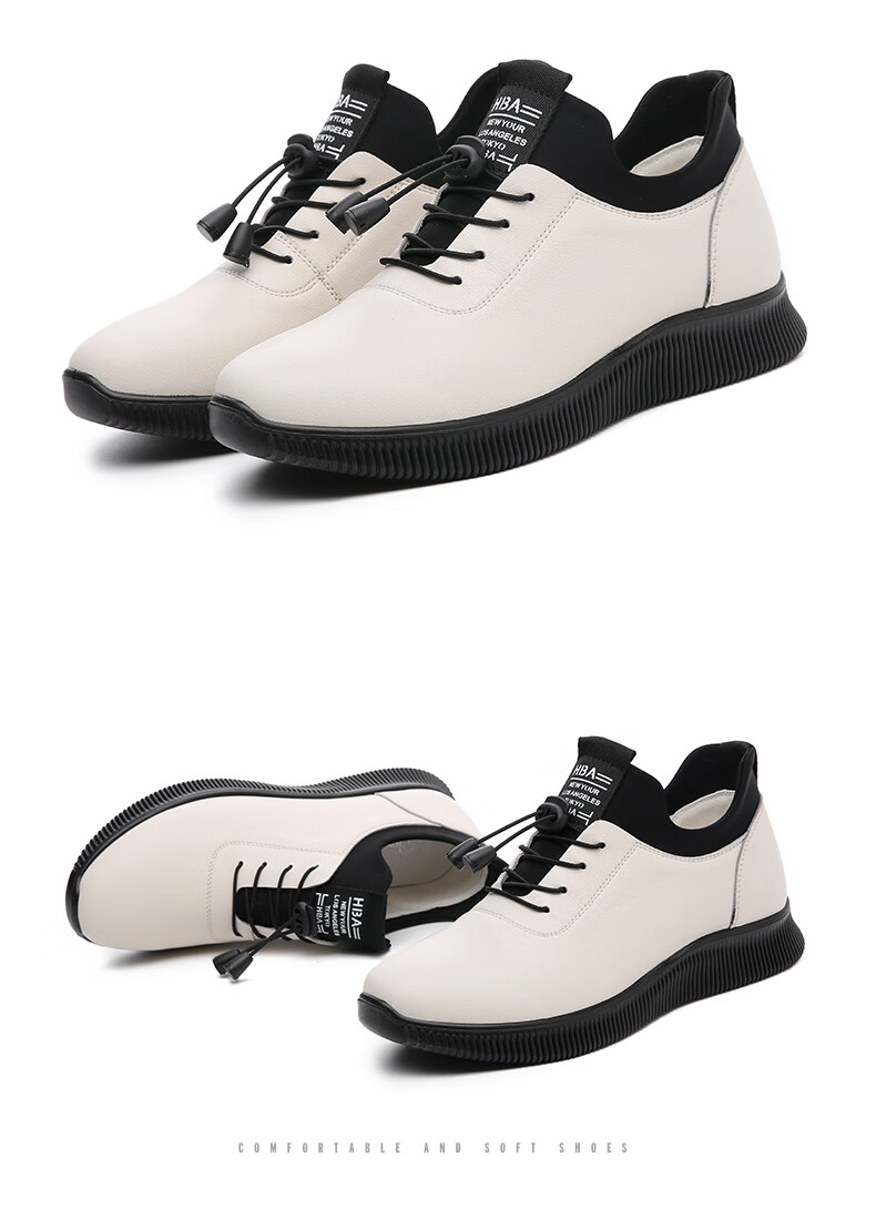 适合大脚骨拇外翻女鞋宽松妈妈运动鞋真皮软底舒适春秋款休闲旅游中