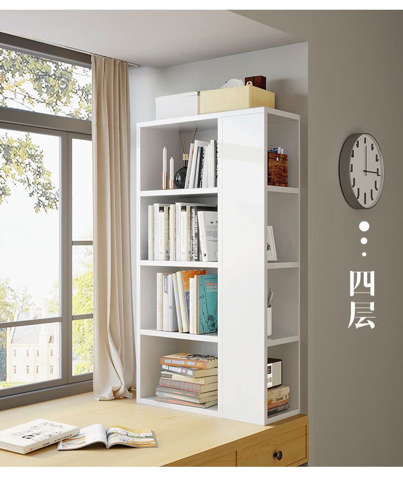 60飘窗柜储物柜窗台柜子置物架书架小书柜榻榻米柜卧室简约落地组合