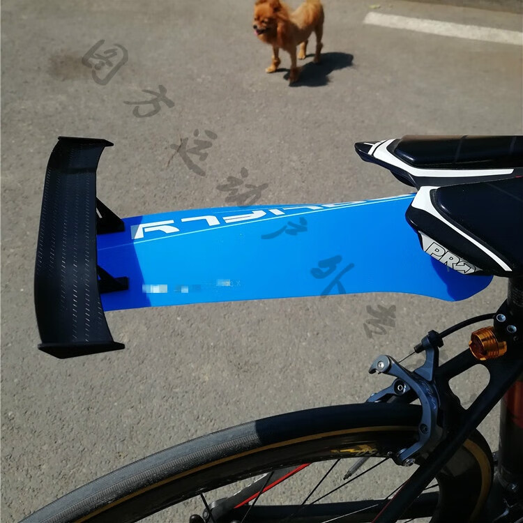 山地车公路车自行车挡泥板尾翼破风起飞个性配件装饰汽车gt小尾翼 玫