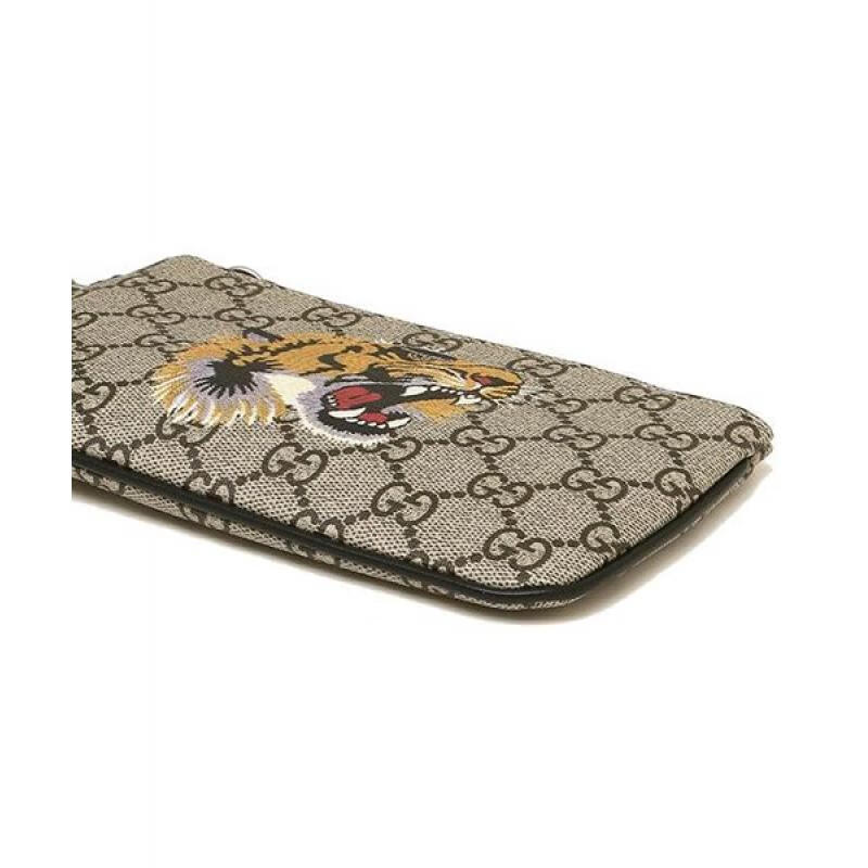 古驰gucci 配饰男士奢侈品虎头印花工艺钱包 8666 uni【图片 价格