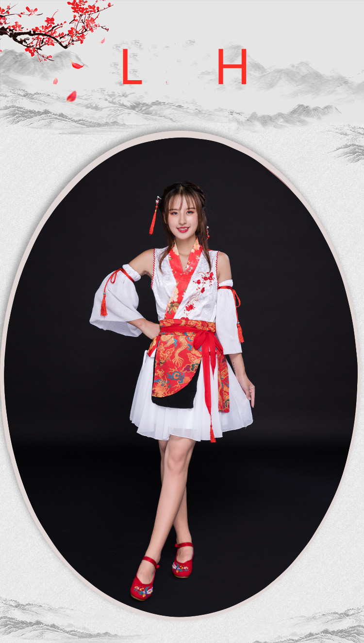 寄明月舞蹈服装套sing女团汉服学院风学生cos红昭愿改良古装 林慧同款