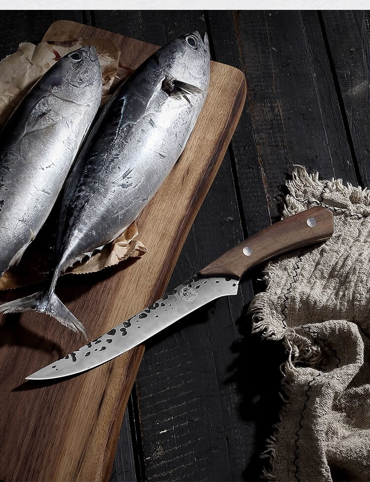 日本屠宰用刀特快刀分割杀猪专用刀具商用割肉三本盛 米白色 60以上