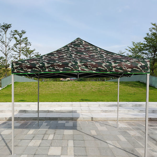 伸缩四脚篷伞折叠式摆摊帐篷卡尼拉卡尼拉红25x2540加固加粗军绿架