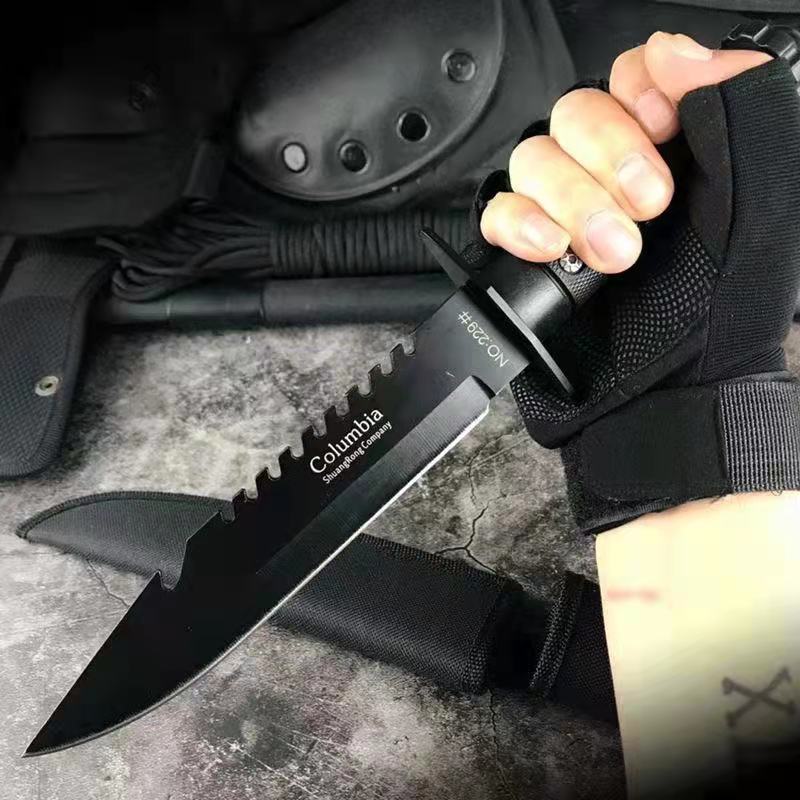 m9短刀匕手特种小刀防身户外刀具多功能瑞士军刀多功能瑞士军刀荒野