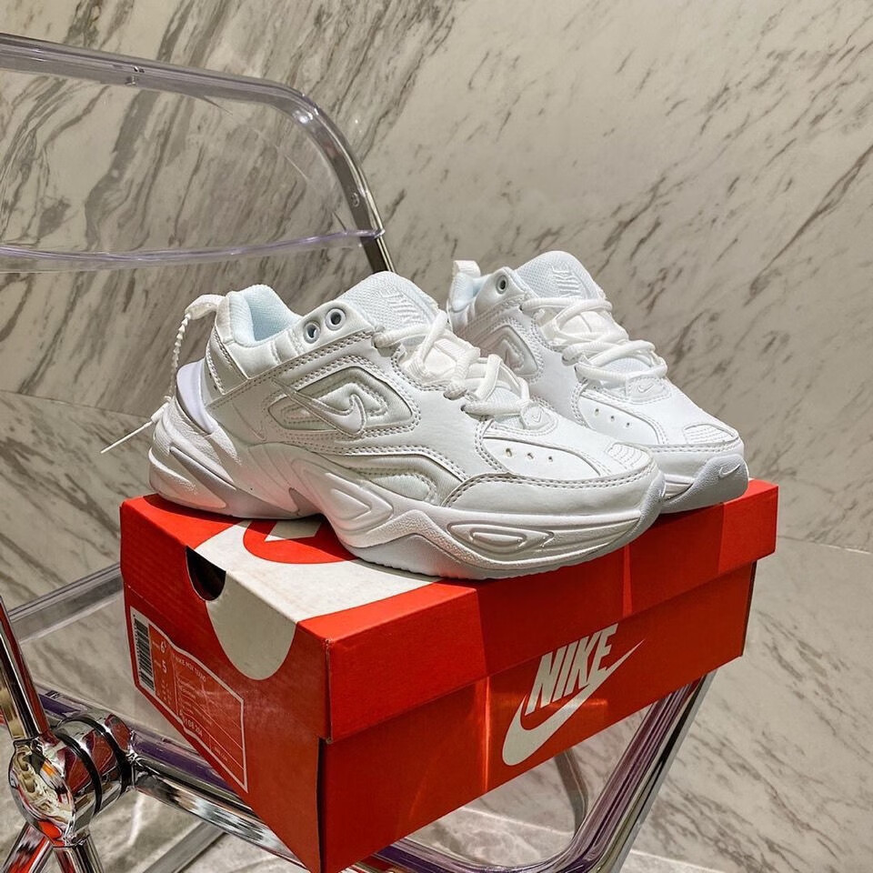 耐克莆田纯原m2k tekno复古老爹鞋薄荷绿网面透气ins男女运动鞋白银