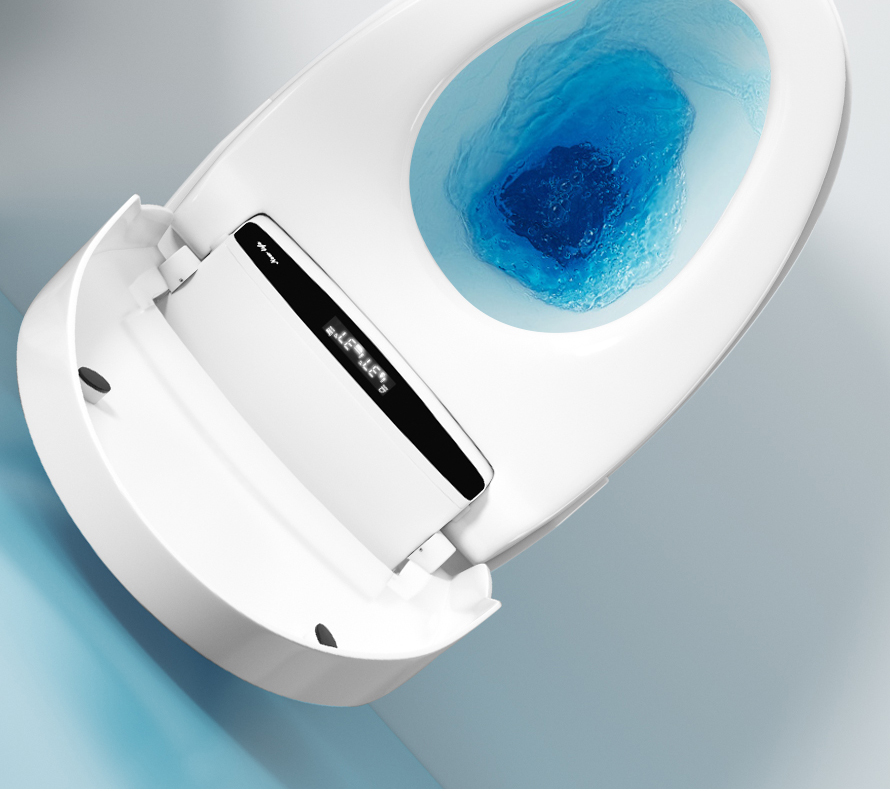 天诺tiannuo智能马桶一体机无水压限制坐便器全自动翻盖冲洗加热烘干