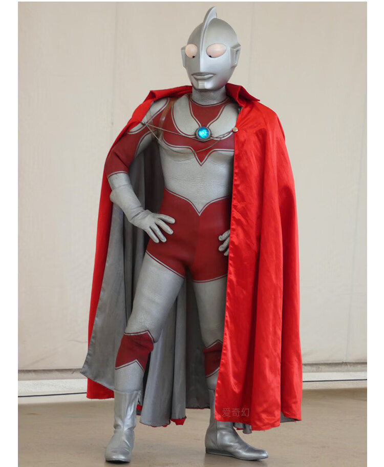 奥特曼cos皮套可穿戴皮套奥特的曼皮套头盔摆件1:1可穿戴身盔甲eva