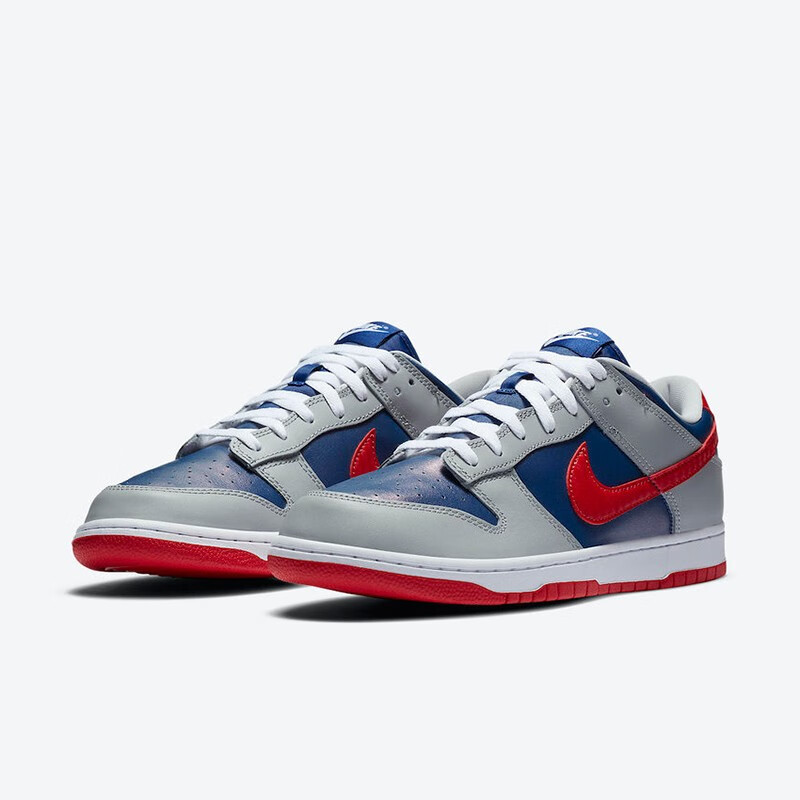 耐克nike dunk low sp samba 桑巴奥特曼 灰蓝红 男女同款 低帮休闲