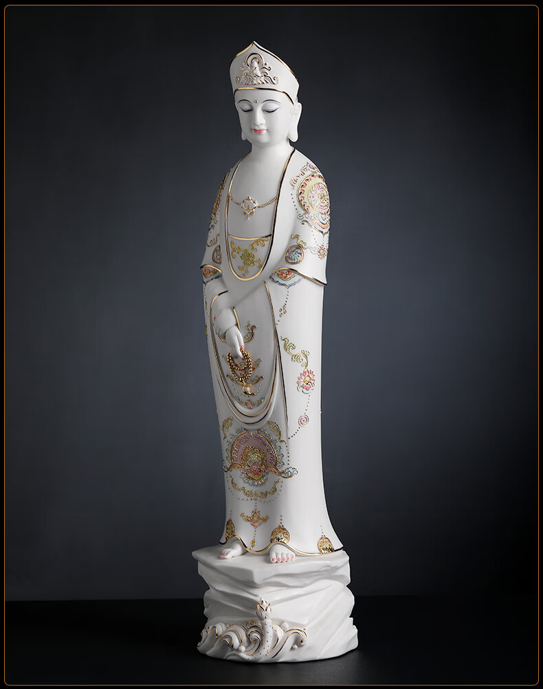 戴玉堂d26漆线雕观音