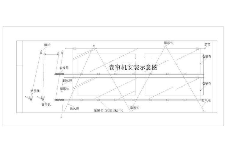 定做猪圈猪场卷帘布畜牧养殖场卷帘布防雨布防寒保暖篷