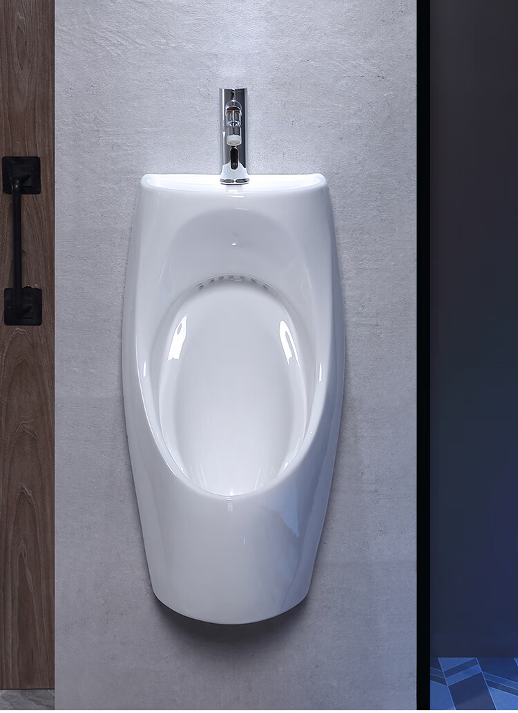 带洗手小便斗悬挂式家用男士挂墙小便器陶瓷个性创意便池节水尿斗