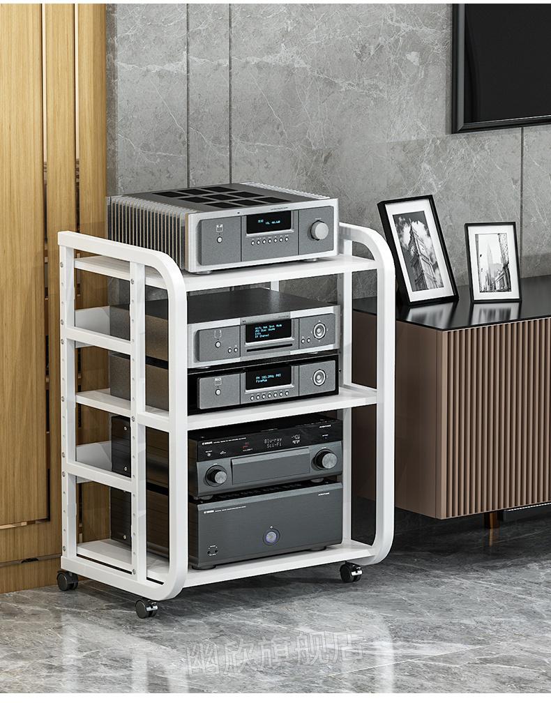 音箱功放机柜可移动 功放机架可移动落地多层音箱子胆机hifi发烧设备