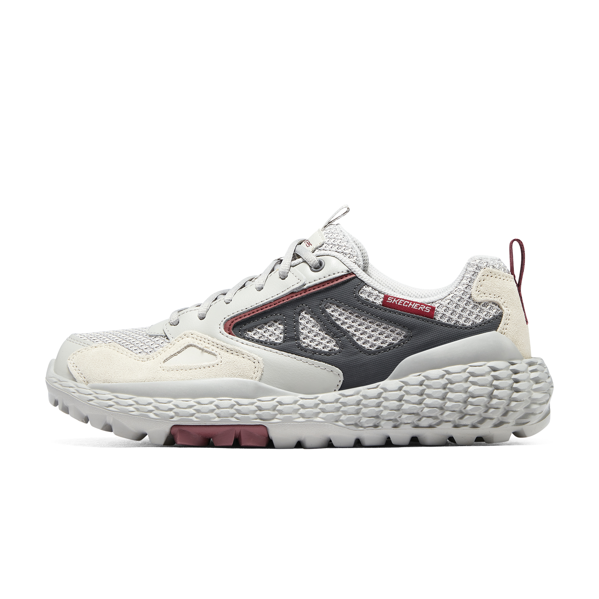 skechers斯凯奇男鞋夏季透气网面运动户外鞋跑步鞋怪兽鞋237279237279