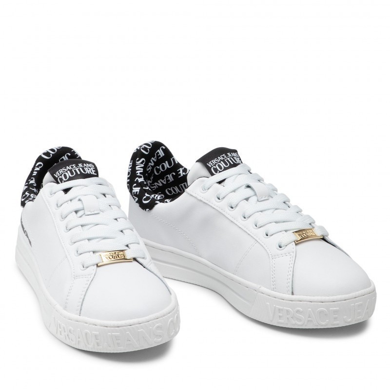 versace 范思哲 男士低帮休闲鞋圆头男鞋运动板鞋小白鞋新款 白色 40