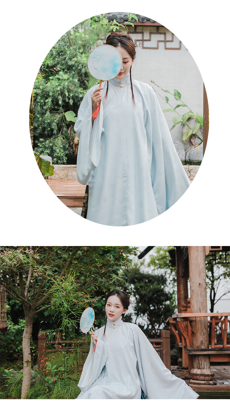 汉服女太平有象长袄 立领斜襟 明制马面袄裙2020冬季书院学生汉衣