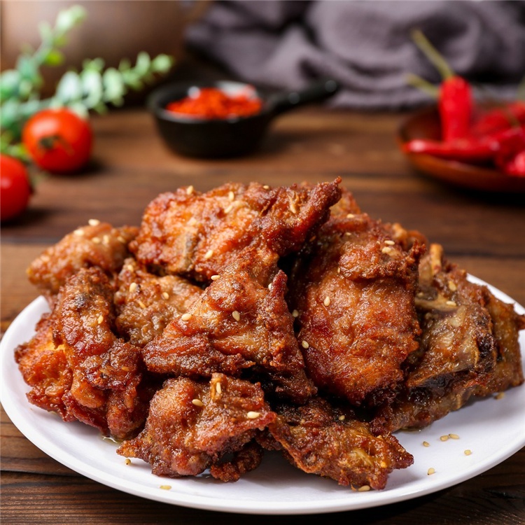 qq鸡架350g袋半成品鸡架骨炸鸡叉骨傲娇鸡架油炸小吃半成品qq鸡架微甜