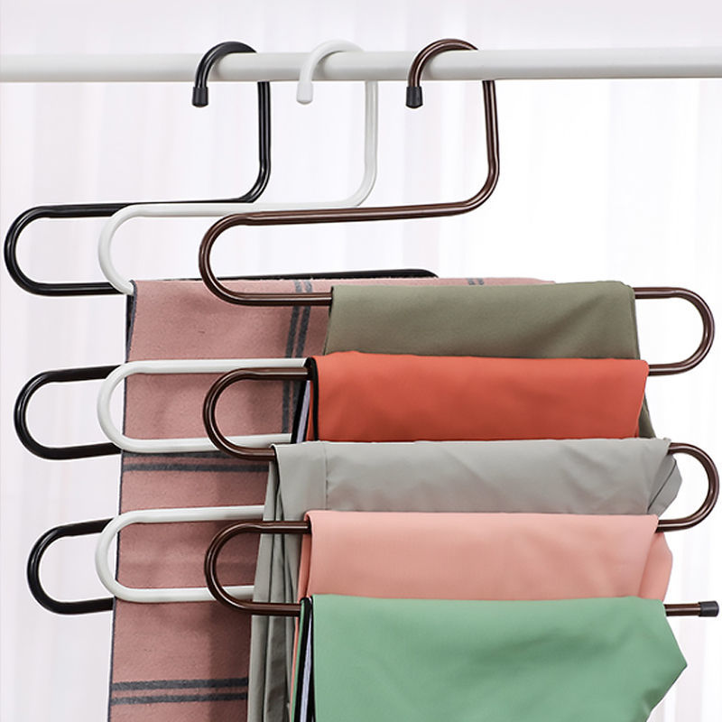 多层裤架家用衣柜整理架衣架置物架收纳架裤子收纳神器挂裤架子q加粗