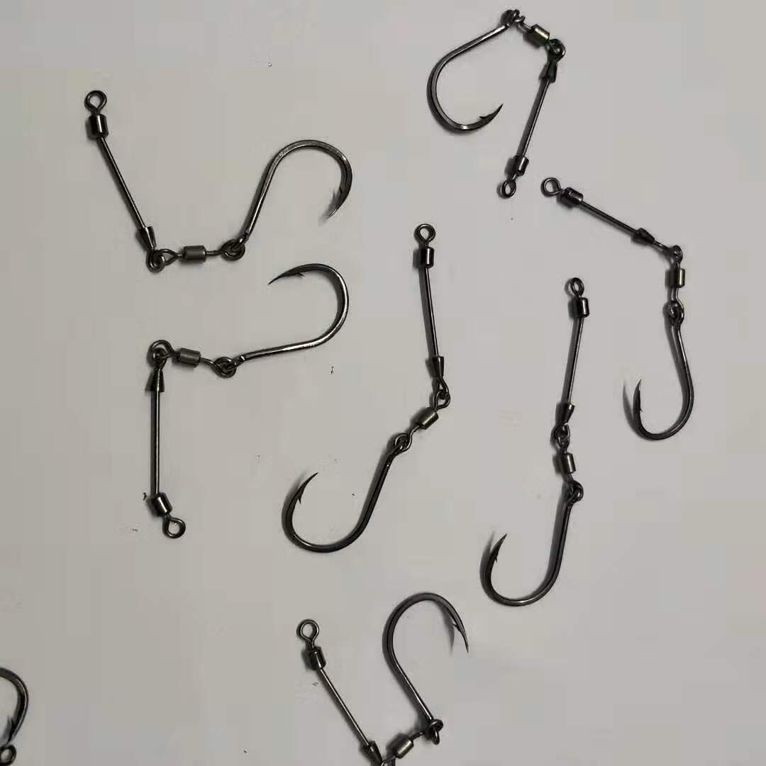 鲳鱼专用钩新款鲳鱼钩红鲳白鲳鱼钩加长长柄鱼钩防切线防咬鲳鱼钩5号