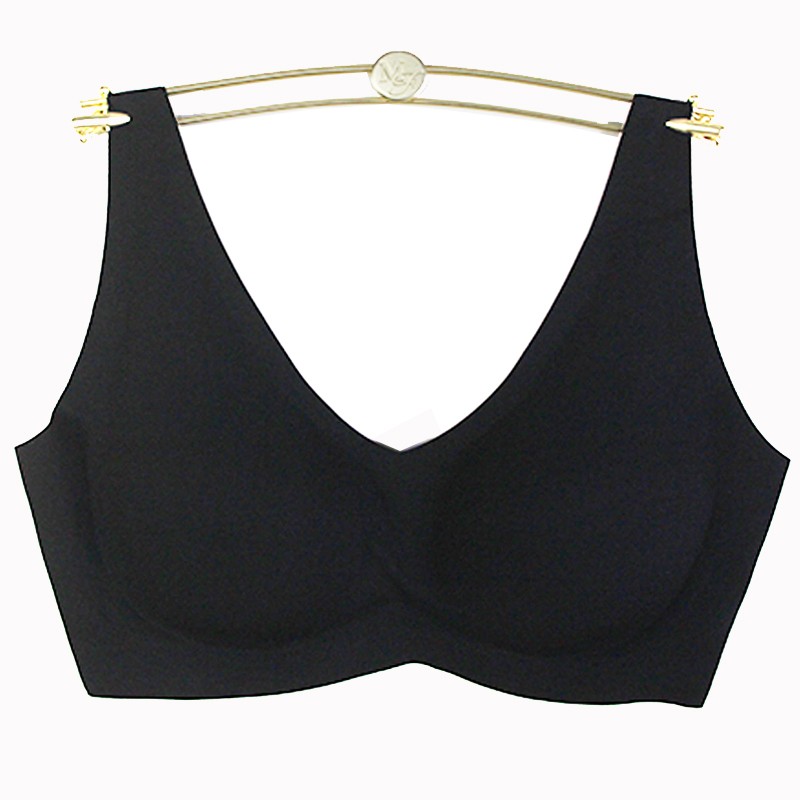 裸感亲肤芒果杯无钢圈轻柔软薄文胸无痕运动内衣女20401230 粉色104