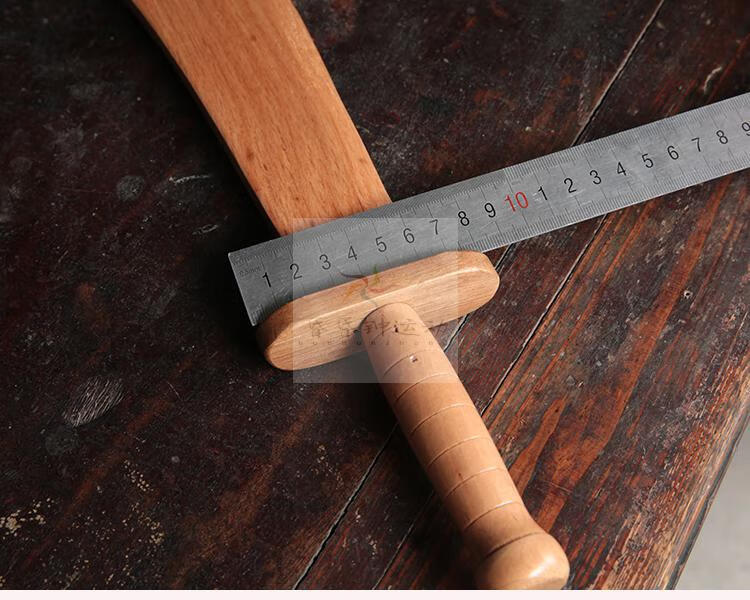 行趣 小木刀剑儿童实木质玩具宝剑迷你竹剑小朋友木制兵 短款 小木刀