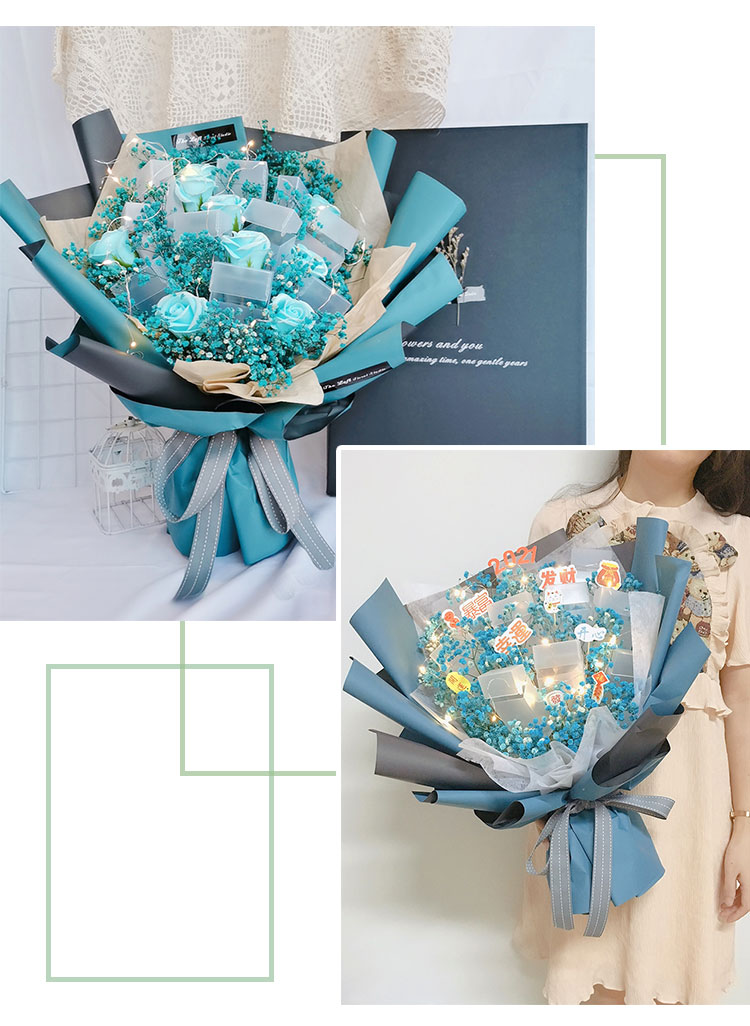 煊赫门礼盒 生日礼物花束成品煊赫门送男朋友老公男生特别纪念日礼盒