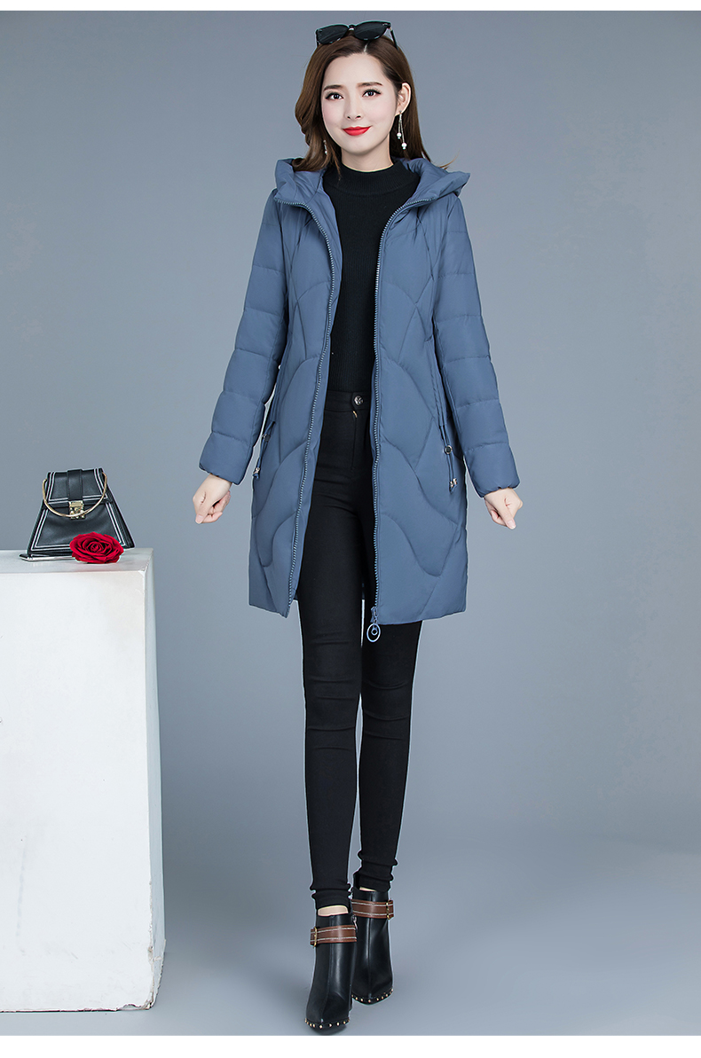 时尚棉衣外套女秋冬2019新款冬装小个子气质连帽保暖棉服棉袄 紫色 l