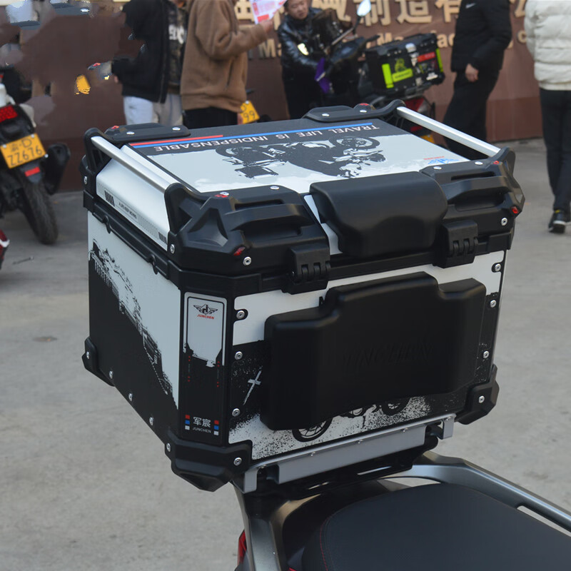 无极sr150gt尾箱适用于比亚乔x7摩途威拉比mw150t-69铝合金后备箱靠背