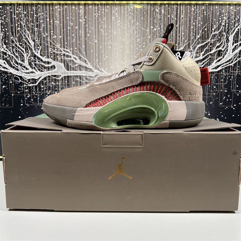 双zoom气垫 aj35兵马俑玉石高帮实战篮球鞋 dd9322 200兵马俑 40 正常