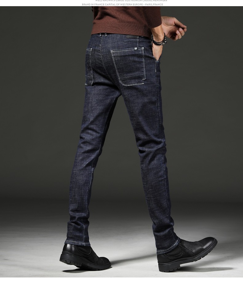 休闲裤男新款薄款男士个性潮流弹力商务加绒加厚修身青年时尚男装裤子