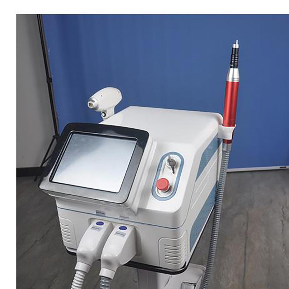 出口版台式小皮秒808激光洗眉机脱毛嫩肤单双手柄美容院美容仪器 单