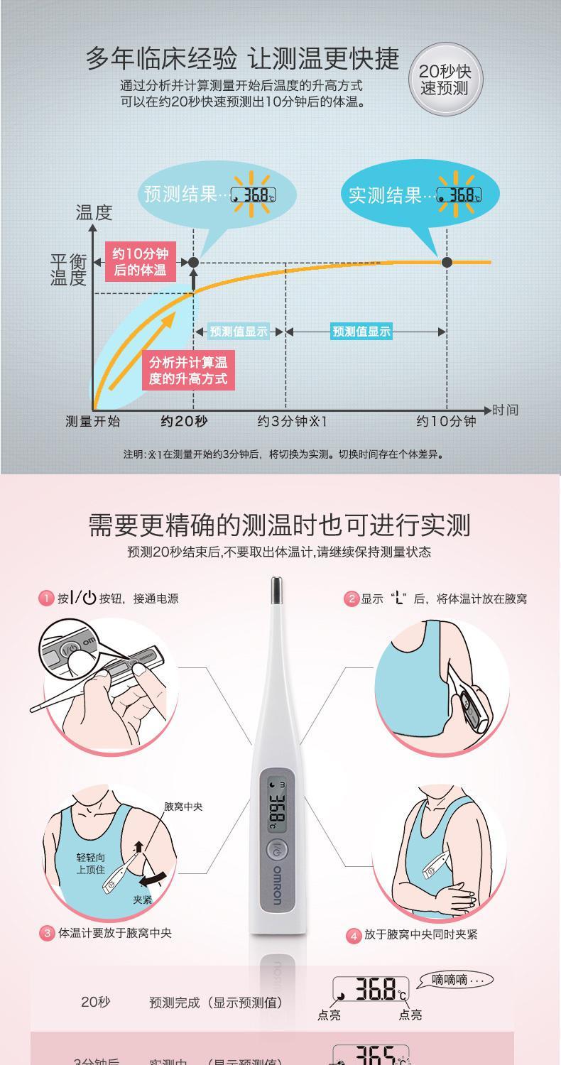 电子体温计mc-686/246/341宝宝婴儿家用腋下体温测试仪 mc-246体温计