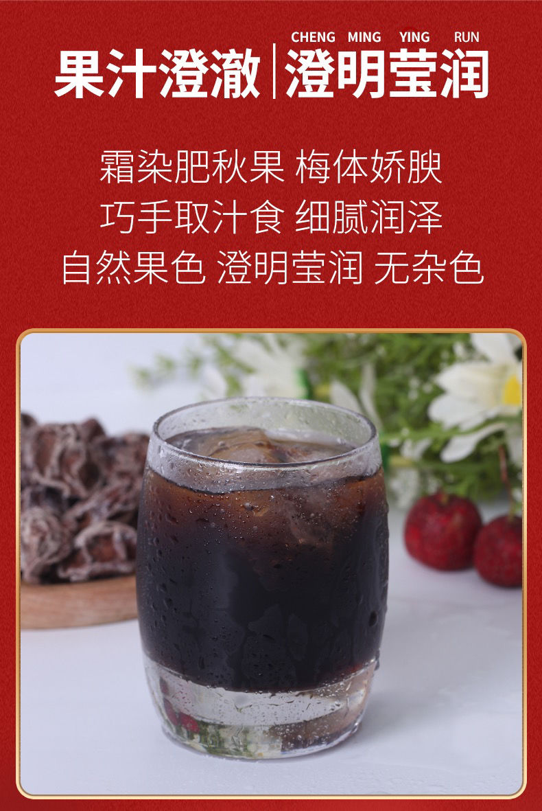 酸梅膏乌梅餐饮果汁冲饮饮料瓶装商用 立豪1000g(新鲜日期)*2瓶【图片