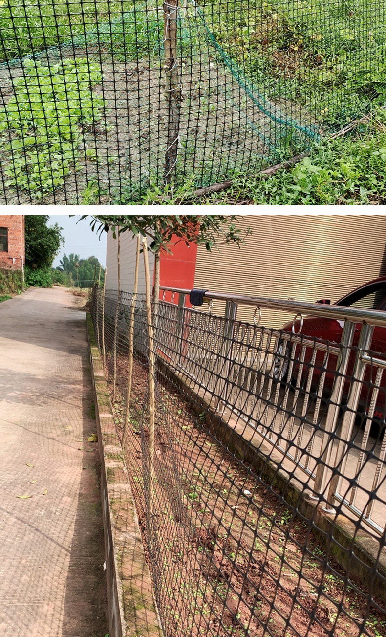 (iwown)围栏胶农村栏鸭菜园栅栏土工格栅养殖网养鸡家用塑料格防护网