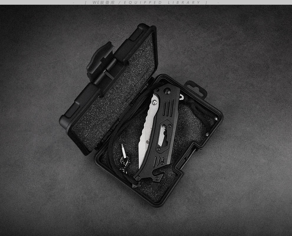 we装备库汉道突击者折叠刀多功能迷你军刀户外随身刀具edc战术高硬度