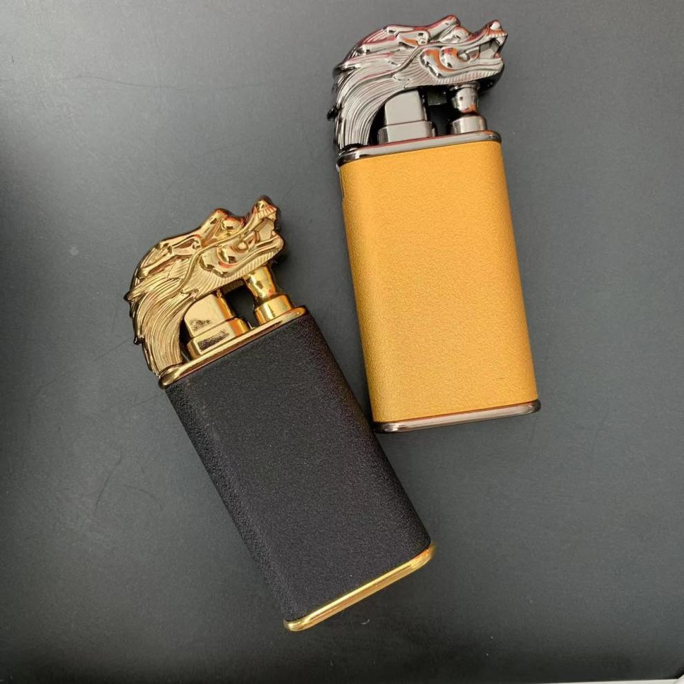 双火焰直冲打火机(机内少量气,气体快递不运输) 黑磨砂【图片 价格
