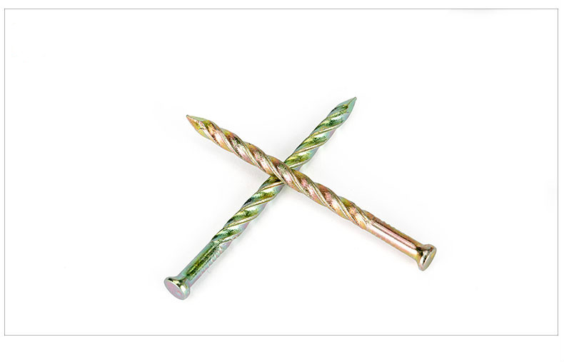 【京货精选】螺纹麻花钉5折劲功牌双色不锈钢地板钉麻花钉螺纹钉子龙